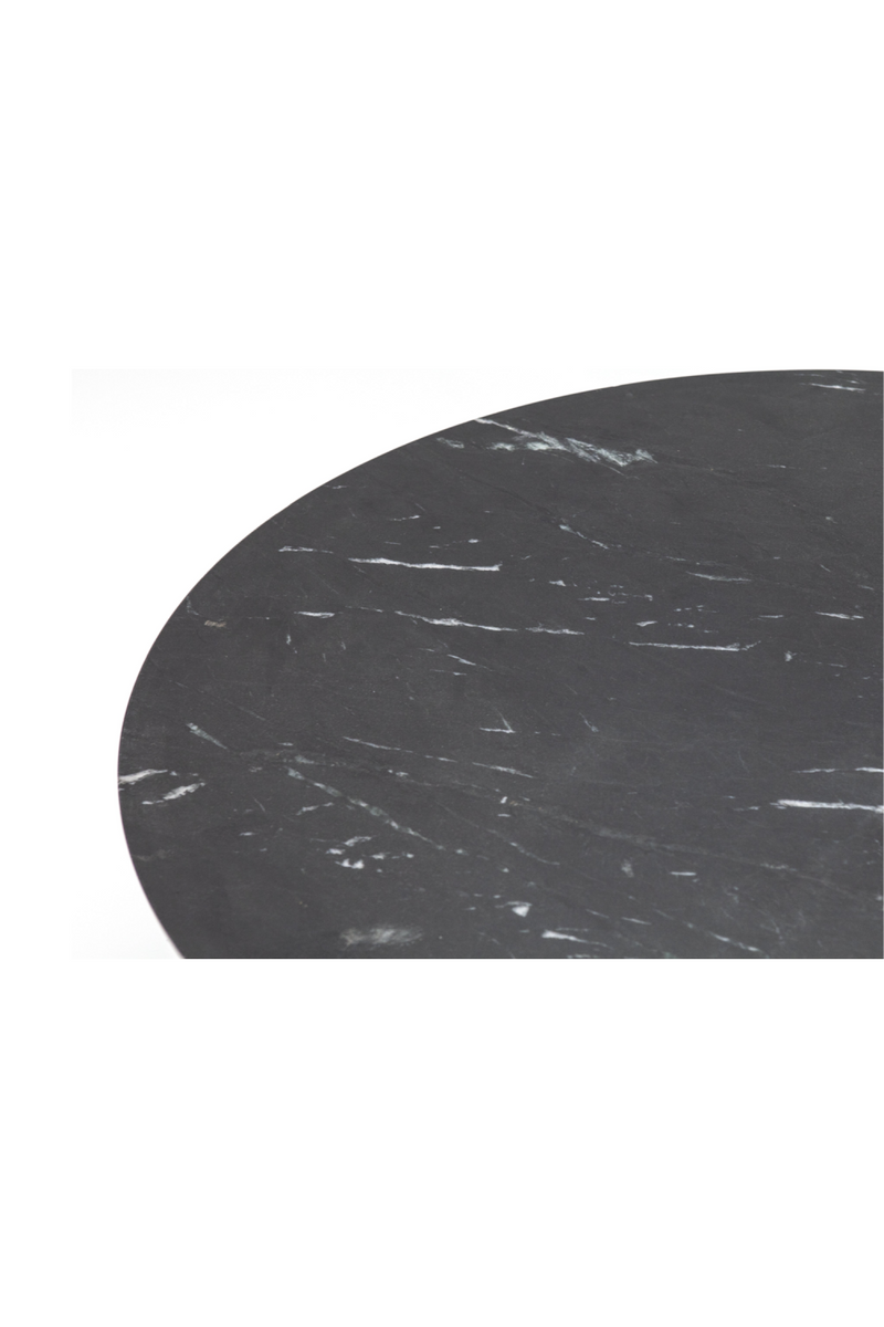 Round Black Marble Coffee Table (M) | By-Boo Major | Woodfurniture.com