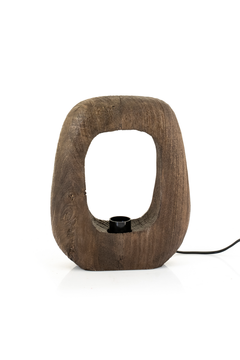 Brown Wooden Table Lamp | By-Boo Gibs | Woodfurniture.com