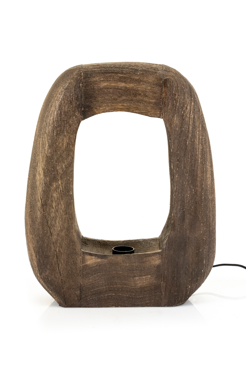 Brown Wooden Table Lamp | By-Boo Gibs | Woodfurniture.com