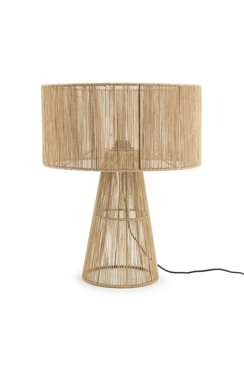 Jute Modern Table Lamp | By-Boo Oshu | Woodfurniture.com