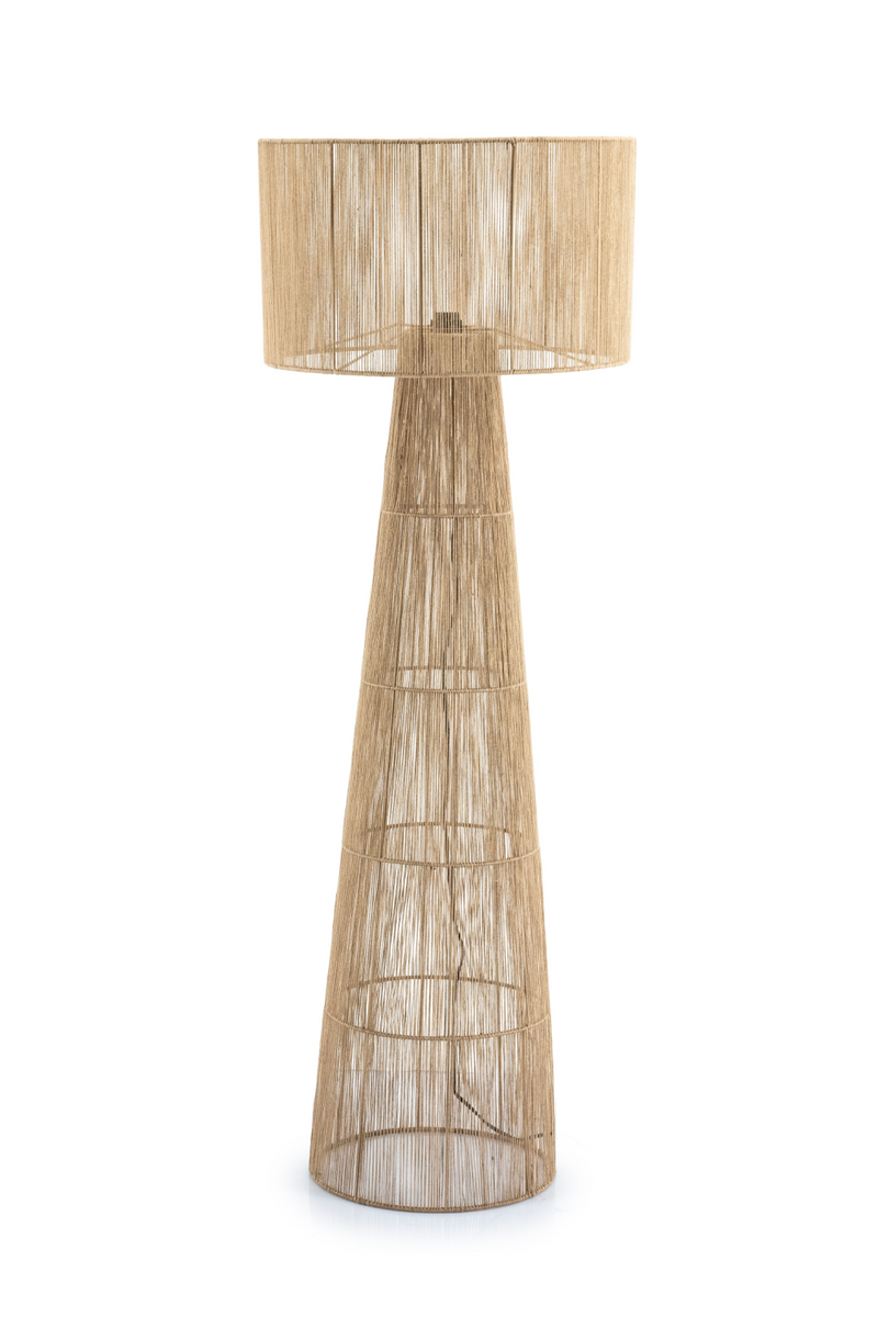 Jute Modern Floor Lamp | By-Boo Oshu | Woodfurniture.com