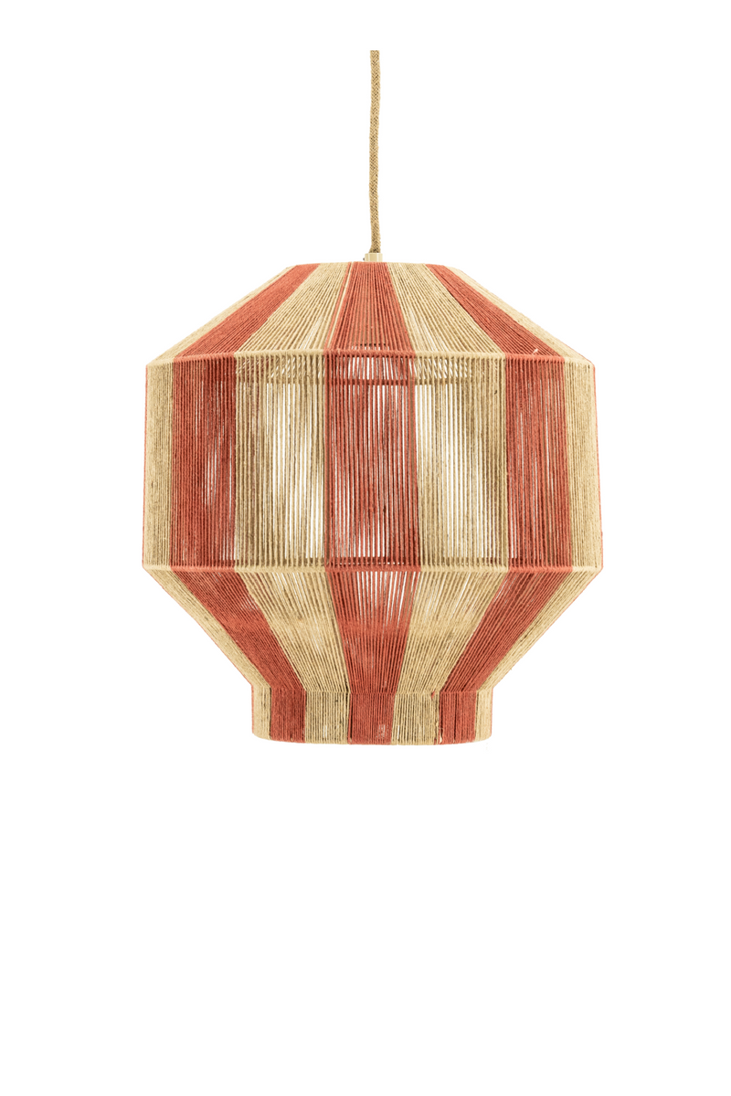 Jute Geometrical Pendant Lamp | By-Boo Cirque 1 | Woodfurniture.com