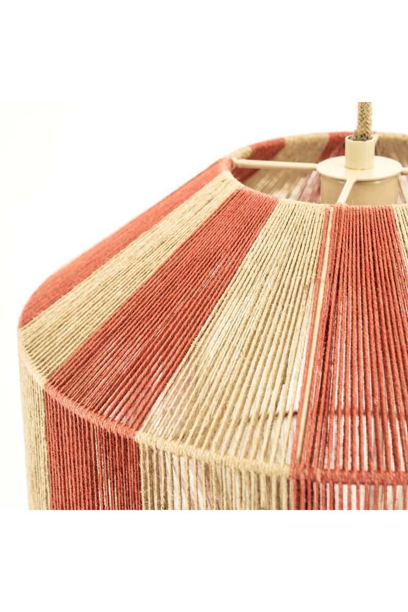 Jute Geometrical Pendant Lamp | By-Boo Cirque 1 | Woodfurniture.com