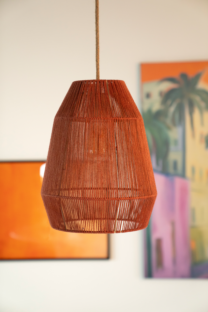 Dyed Jute Pendant Lamp | By-Boo Cirque 2 | Woodfurniture.com