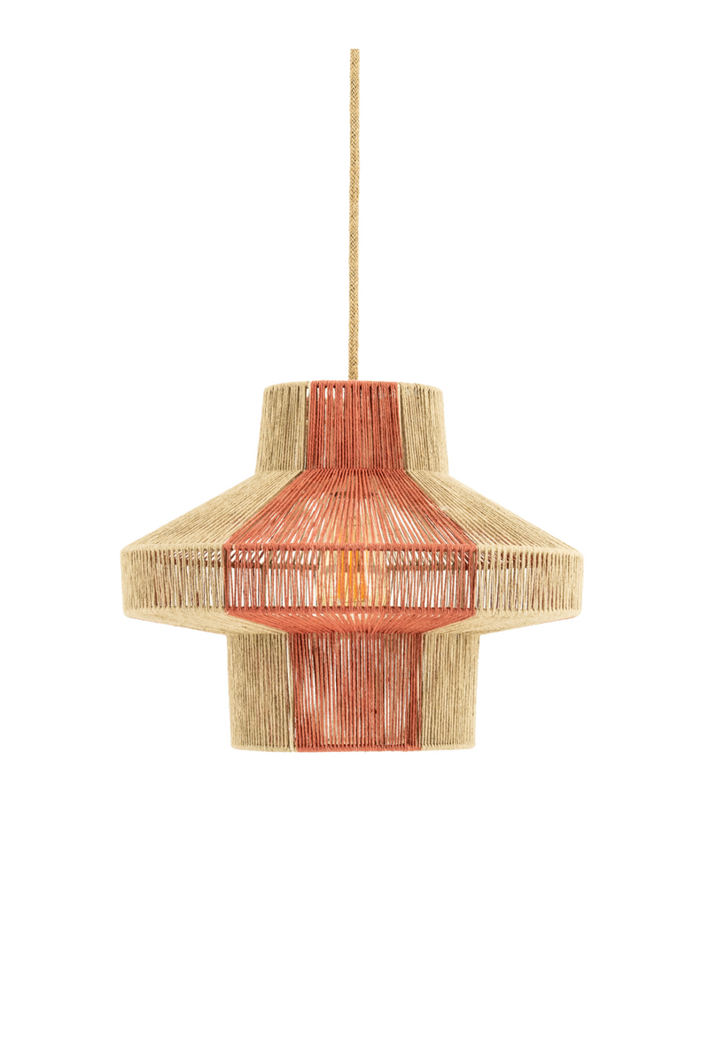 Jute Modern Pendant Lamp | By-Boo Cirque 3 | Woodfurniture.com