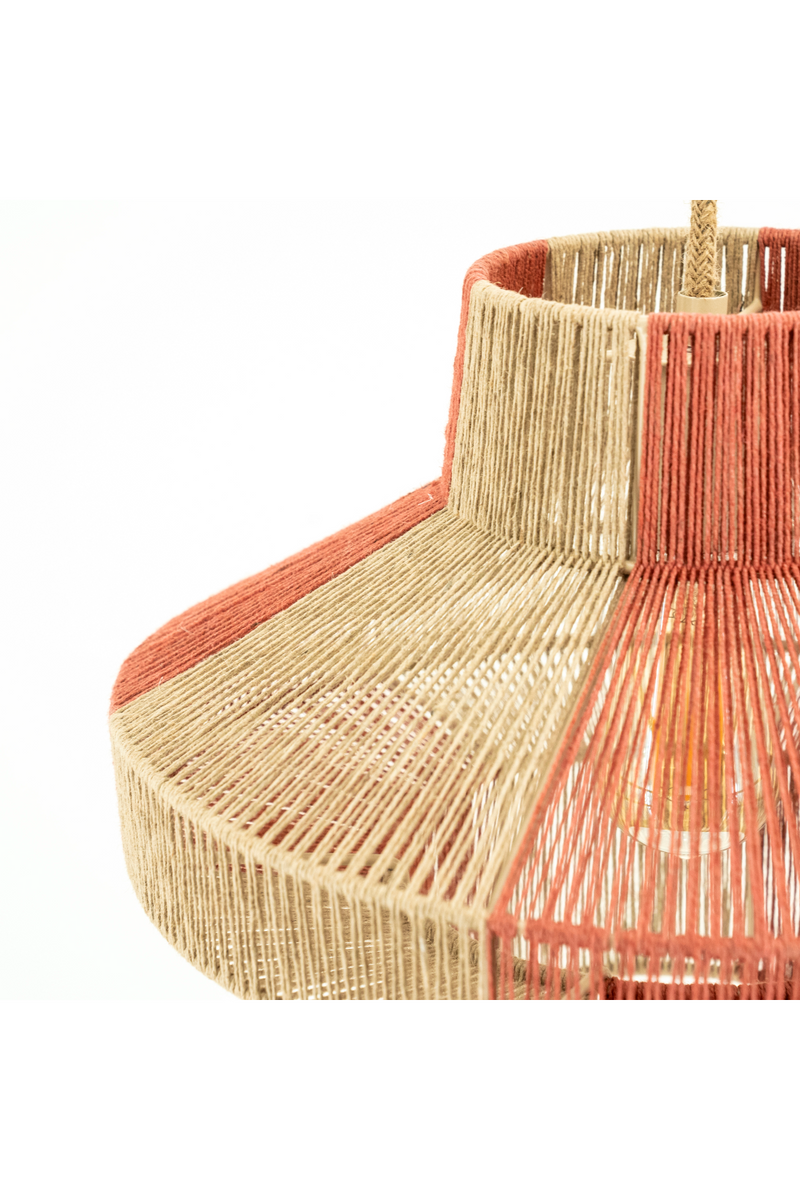 Jute Modern Pendant Lamp | By-Boo Cirque 3 | Woodfurniture.com