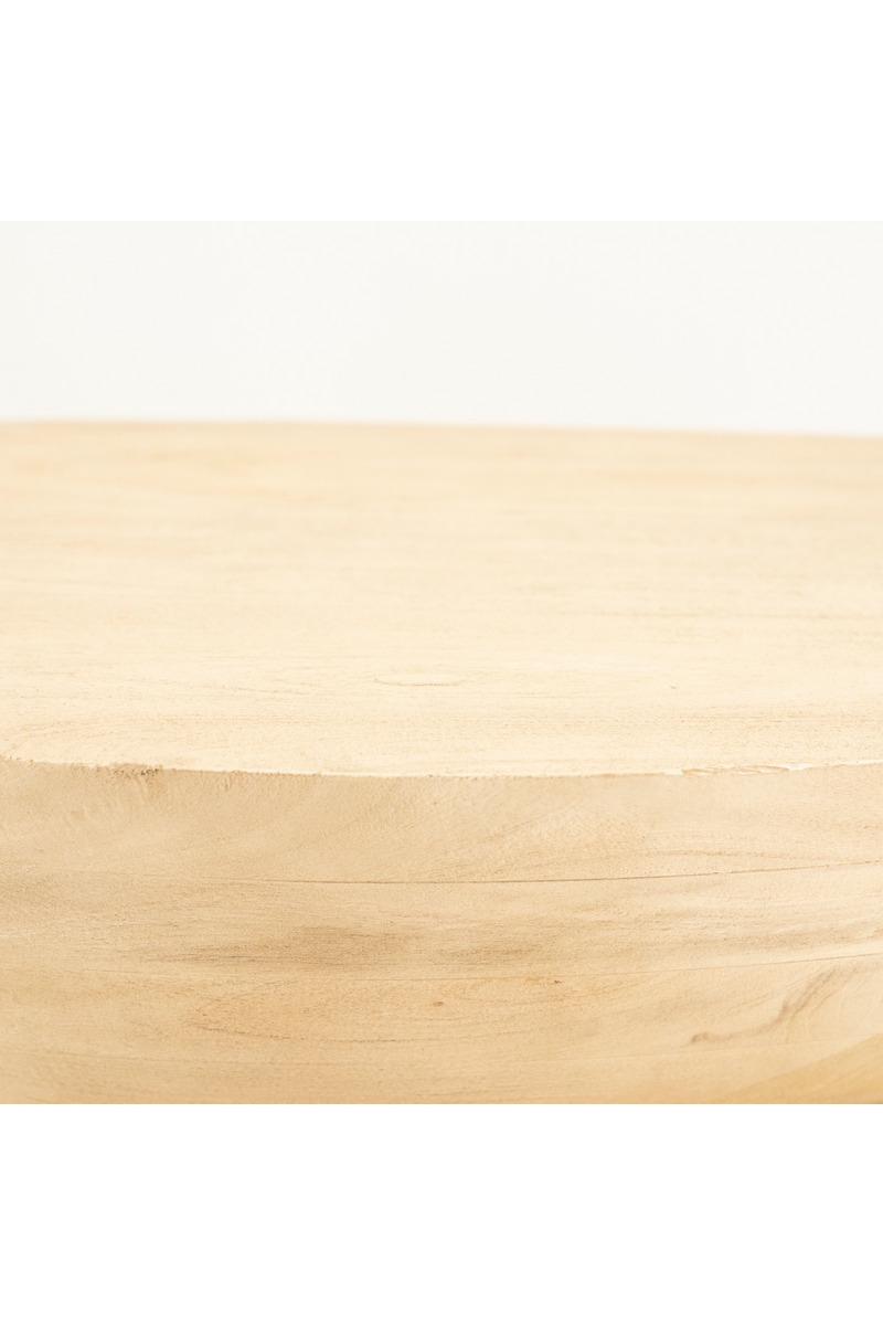 Wooden Organic Coffee Table | By-Boo Cobble | Woodfurniture.com