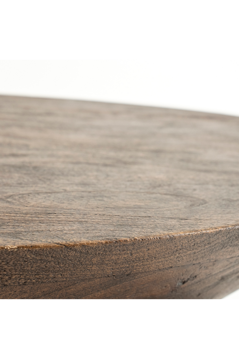 Organic-Shaped Wooden Coffee Table | By-Boo Cobble | Woodfurniture.com