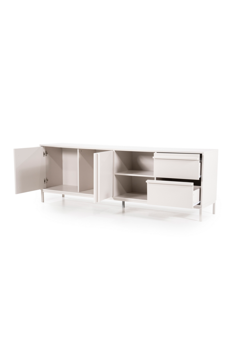 White Metal TV Cabinet | By-Boo Boaz | Oroatrade.com