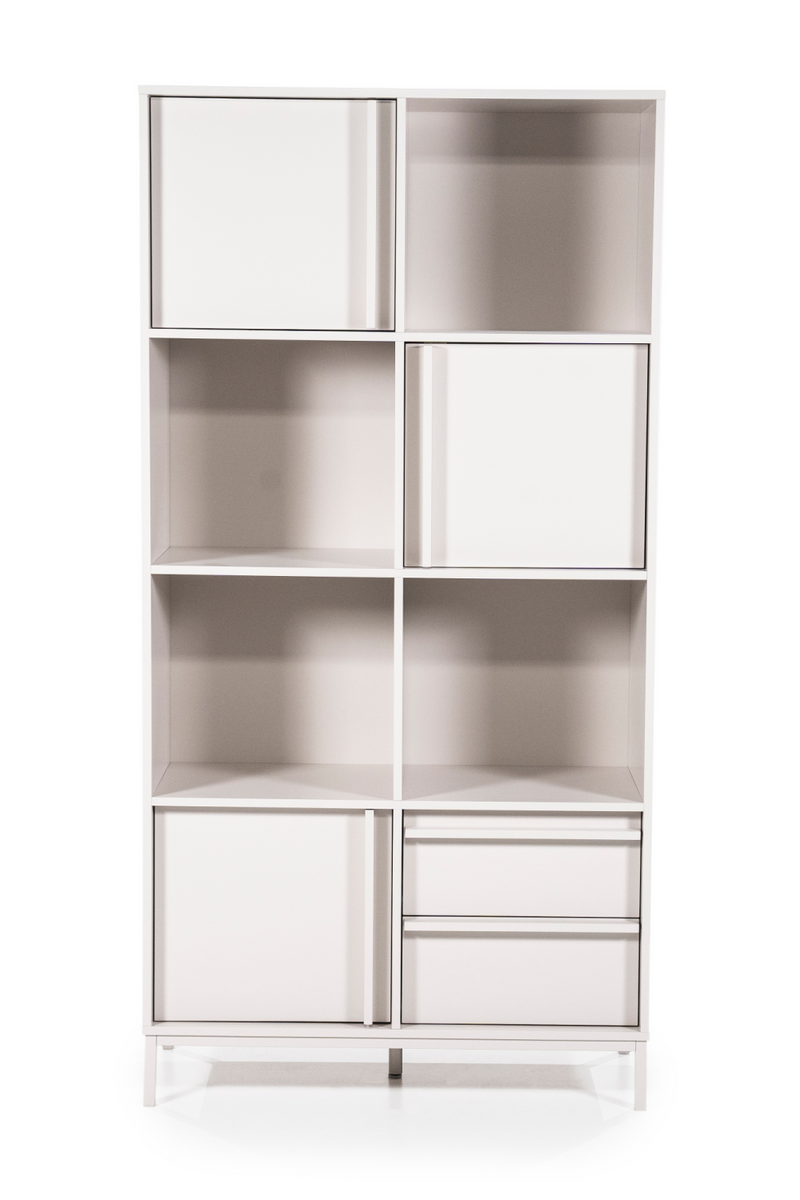 White Metal Bookcase | By-Boo Boaz | Woodfurniture.com