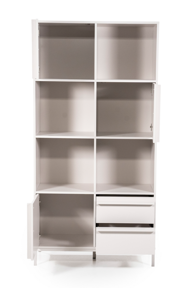 White Metal Bookcase | By-Boo Boaz | Woodfurniture.com