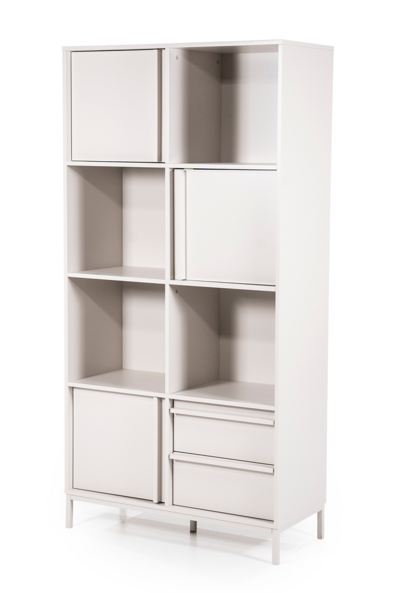 White Metal Bookcase | By-Boo Boaz | Woodfurniture.com