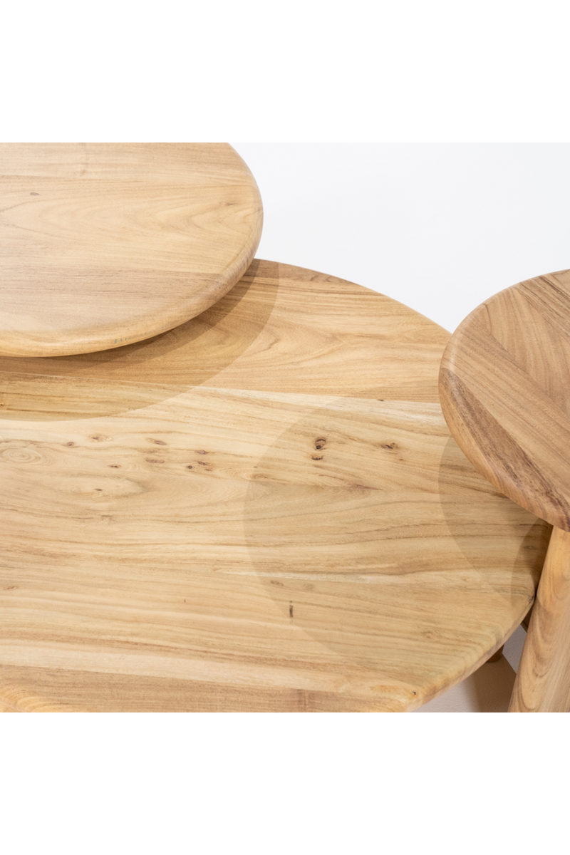 Round Wooden Coffee Table S | By-Boo Leoti | Woodfurniture.com