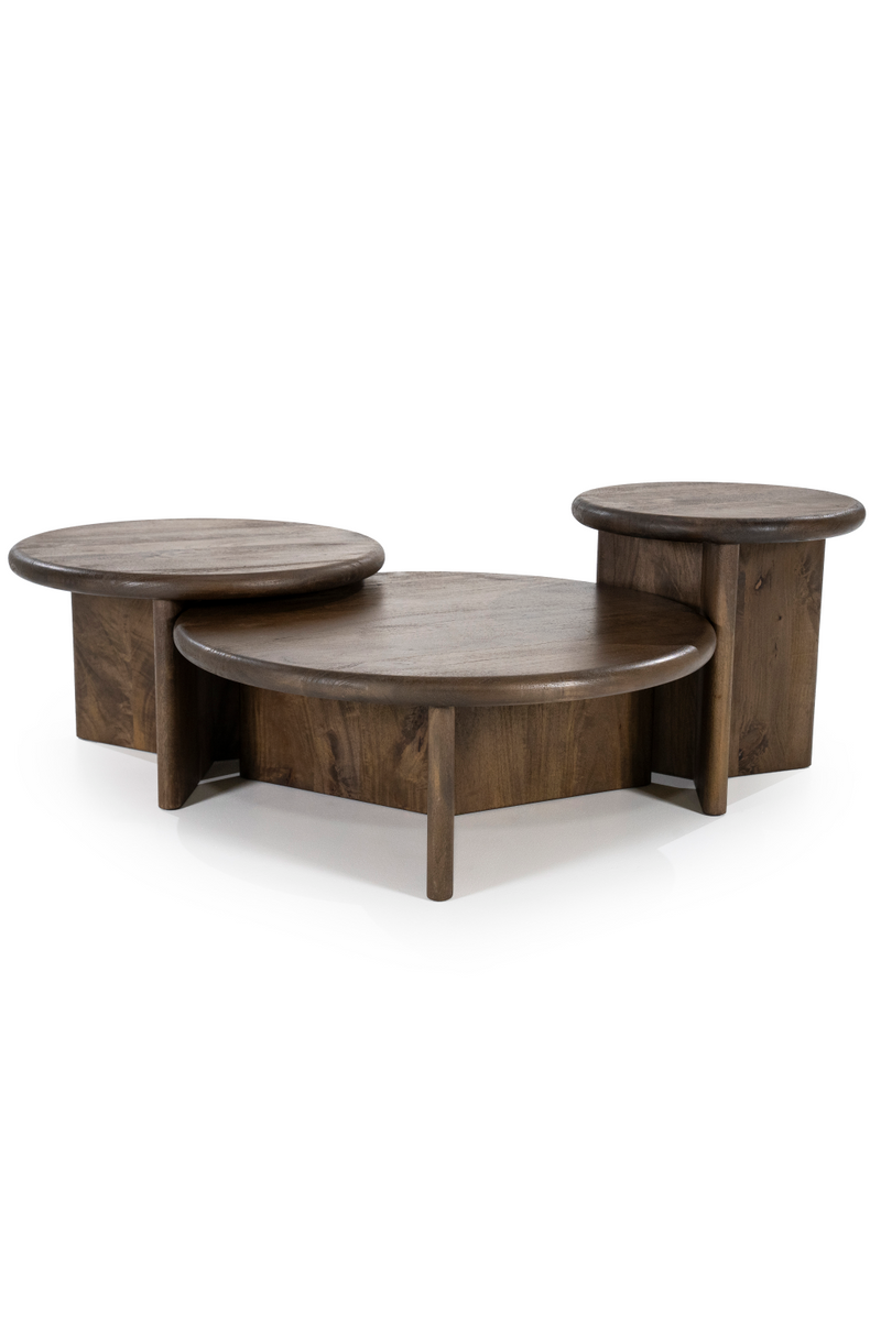 Round Wooden Coffee Table S | By-Boo Leoti | Woodfurniture.com