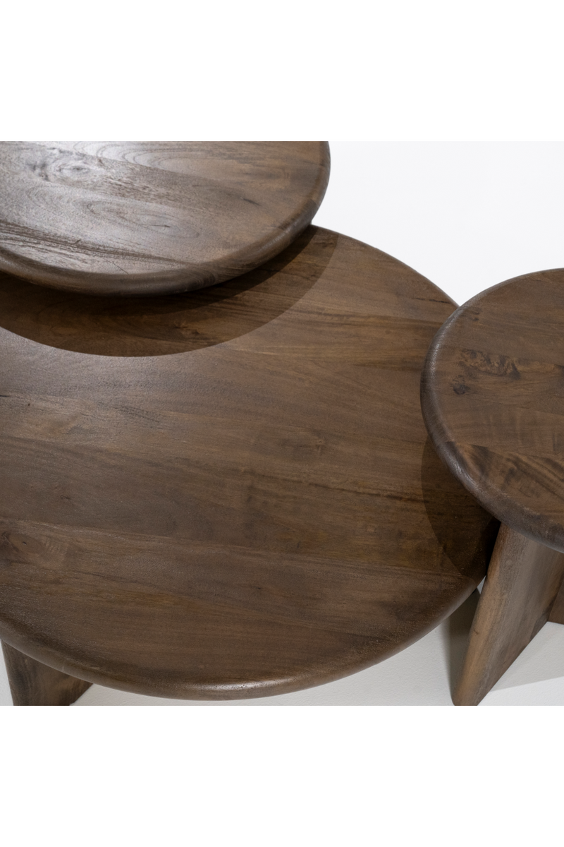 Round Wooden Coffee Table S | By-Boo Leoti | Woodfurniture.com