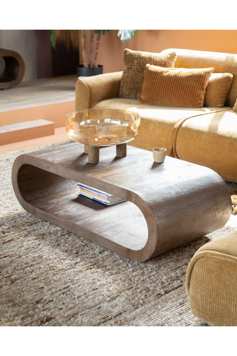 Mango Wood Oblong Coffee Table | By-Boo Elora | Woodfurniture.com