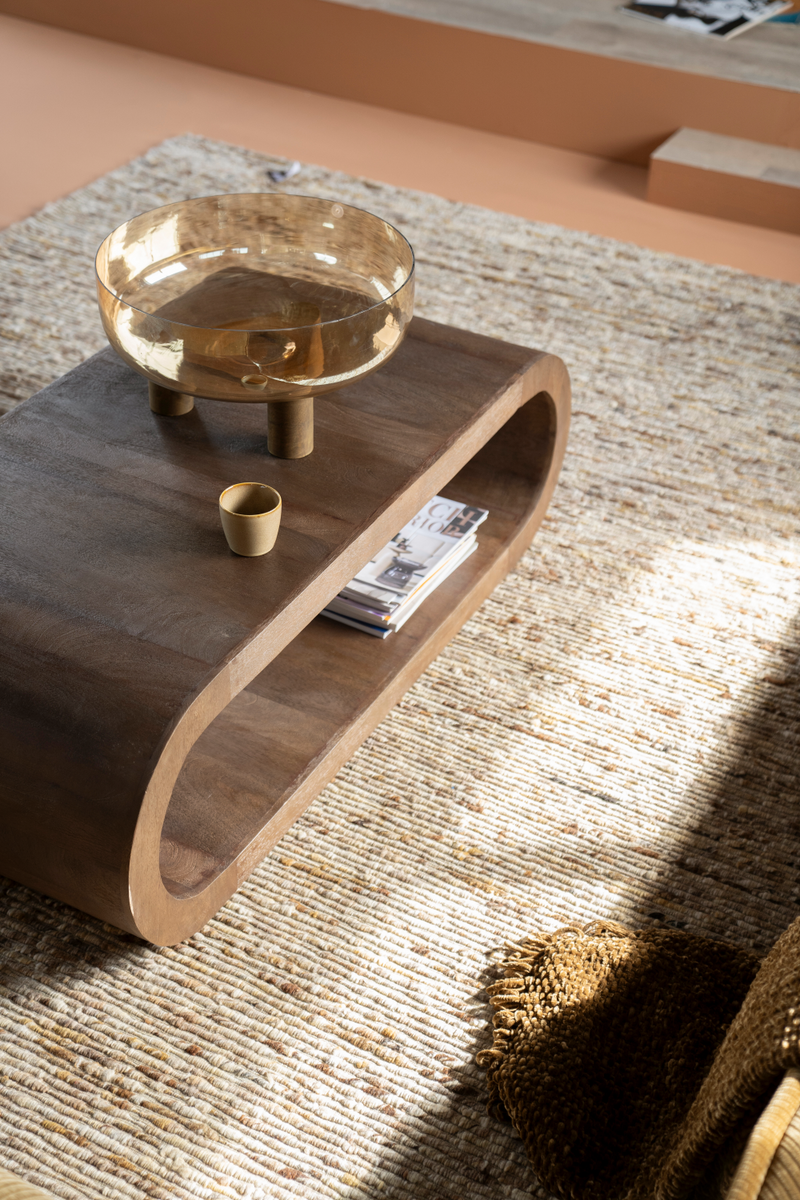 Mango Wood Oblong Coffee Table | By-Boo Elora | Woodfurniture.com