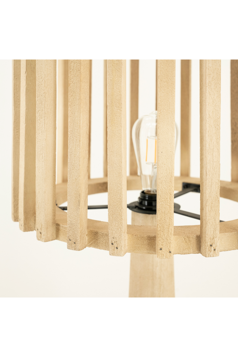 Mango Wood Floor Lamp | By-Boo Guard | Woodfurniture.com