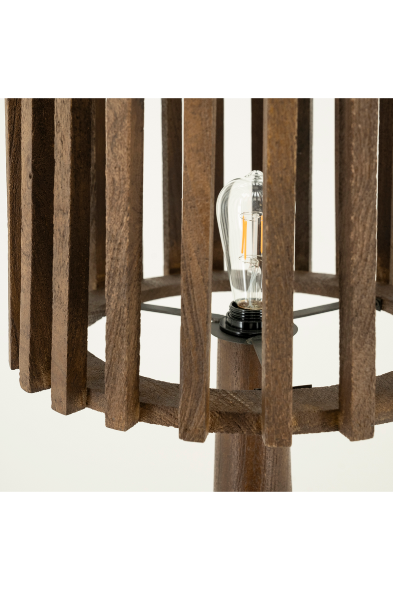 Mango Wood Floor Lamp | By-Boo Guard | Woodfurniture.com