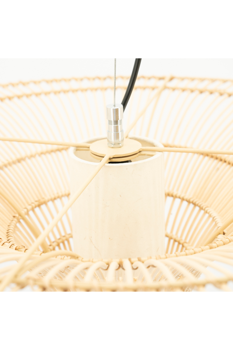 Conical Reed Hanging Lamp | By-Boo Hanoi | Woodfurniture.com