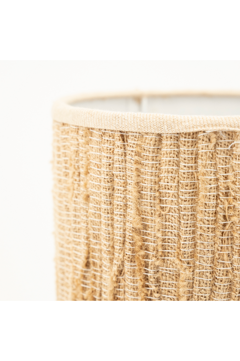 Natural Jute Table Lamp | By-Boo Gadja | Woodfurniture.com