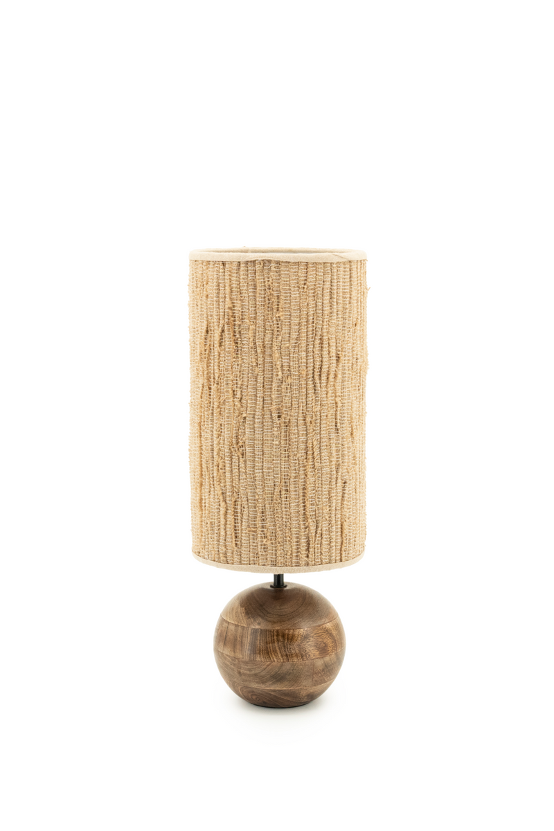 Natural Jute Table Lamp | By-Boo Gadja | Woodfurniture.com