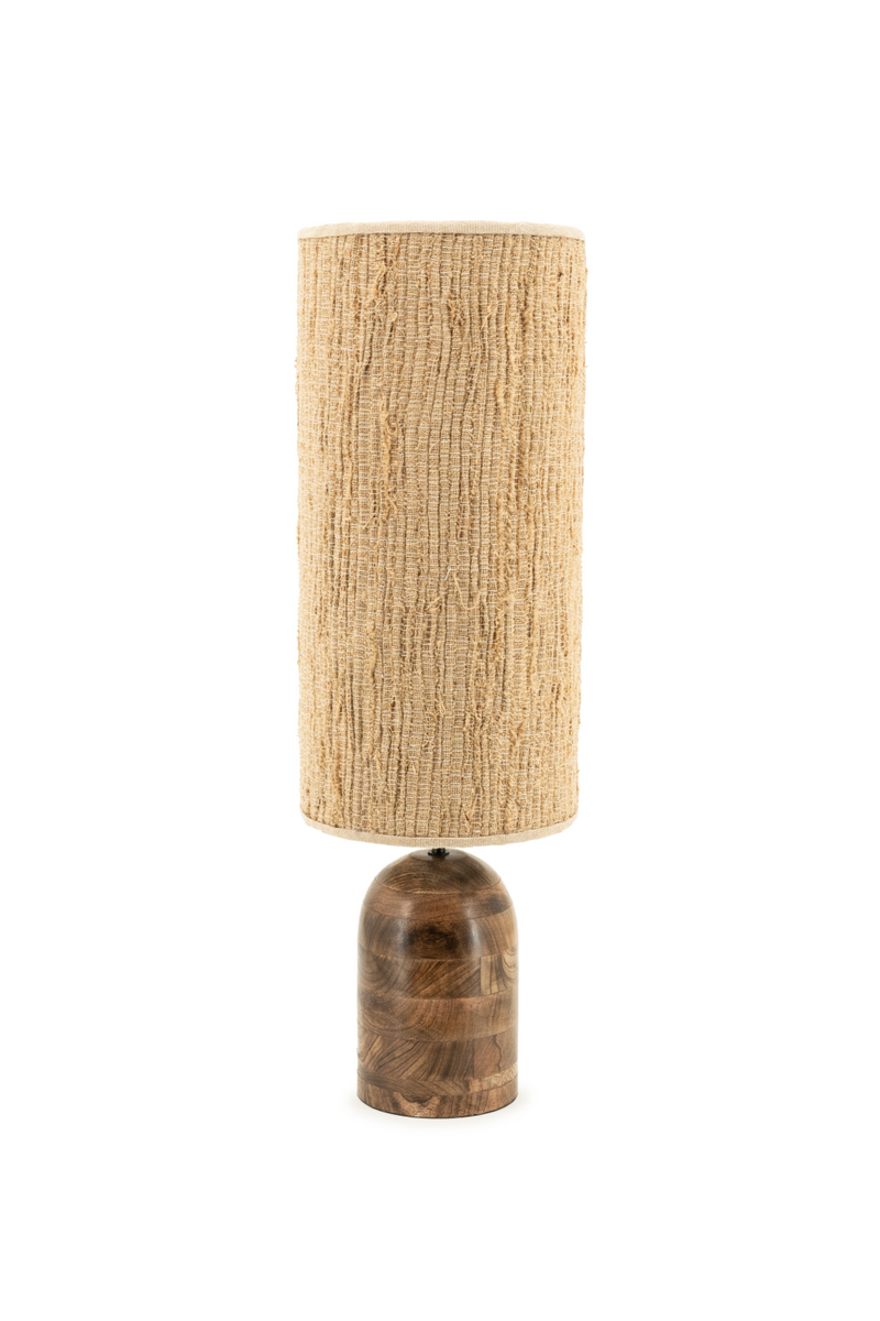 Natural Jute Table Lamp | By-Boo Gadja | Woodfurniture.com