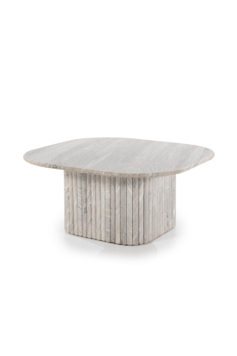 Gray Marble Coffee Table | By-Boo Dorique | Woodfurniture.com