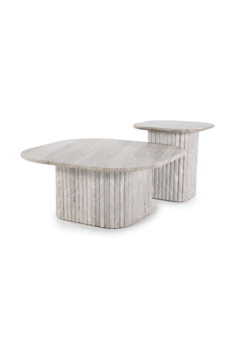 Gray Marble Coffee Table | By-Boo Dorique | Woodfurniture.com