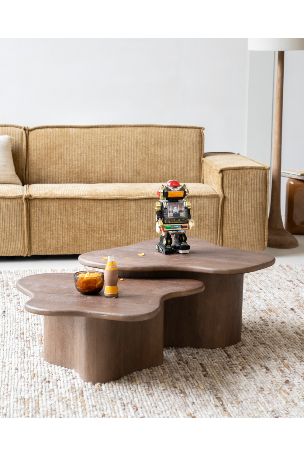 Mango Wood Organic Coffee Table | By-Boo Natural | Woodfurniture.com