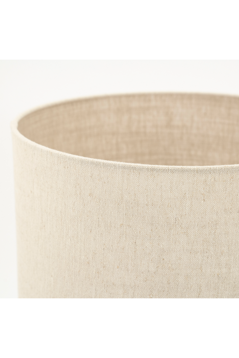 Cylindrical Travertine Table Lamp | By-Boo Amara | Woodfurniture.com