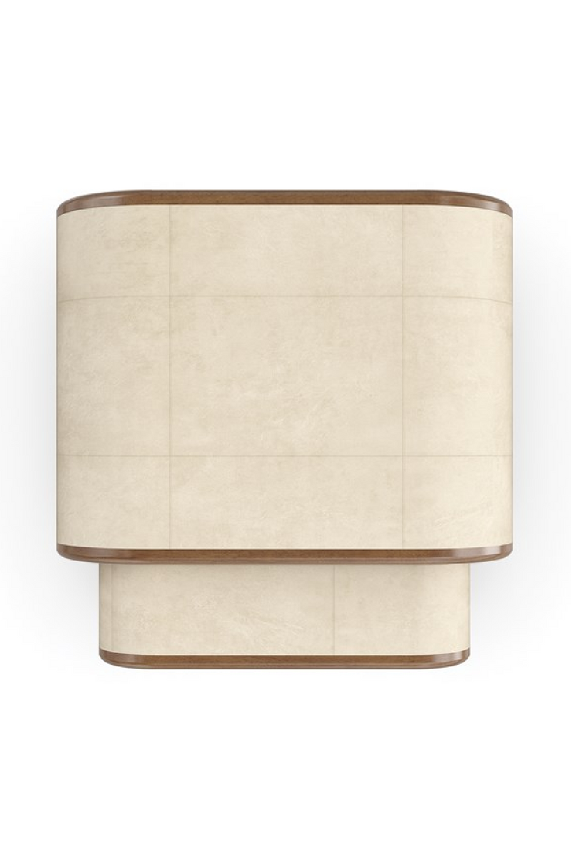 Ivory Parchment Nesting Tables (2) | Caracole Delano | Woodfurniture.com