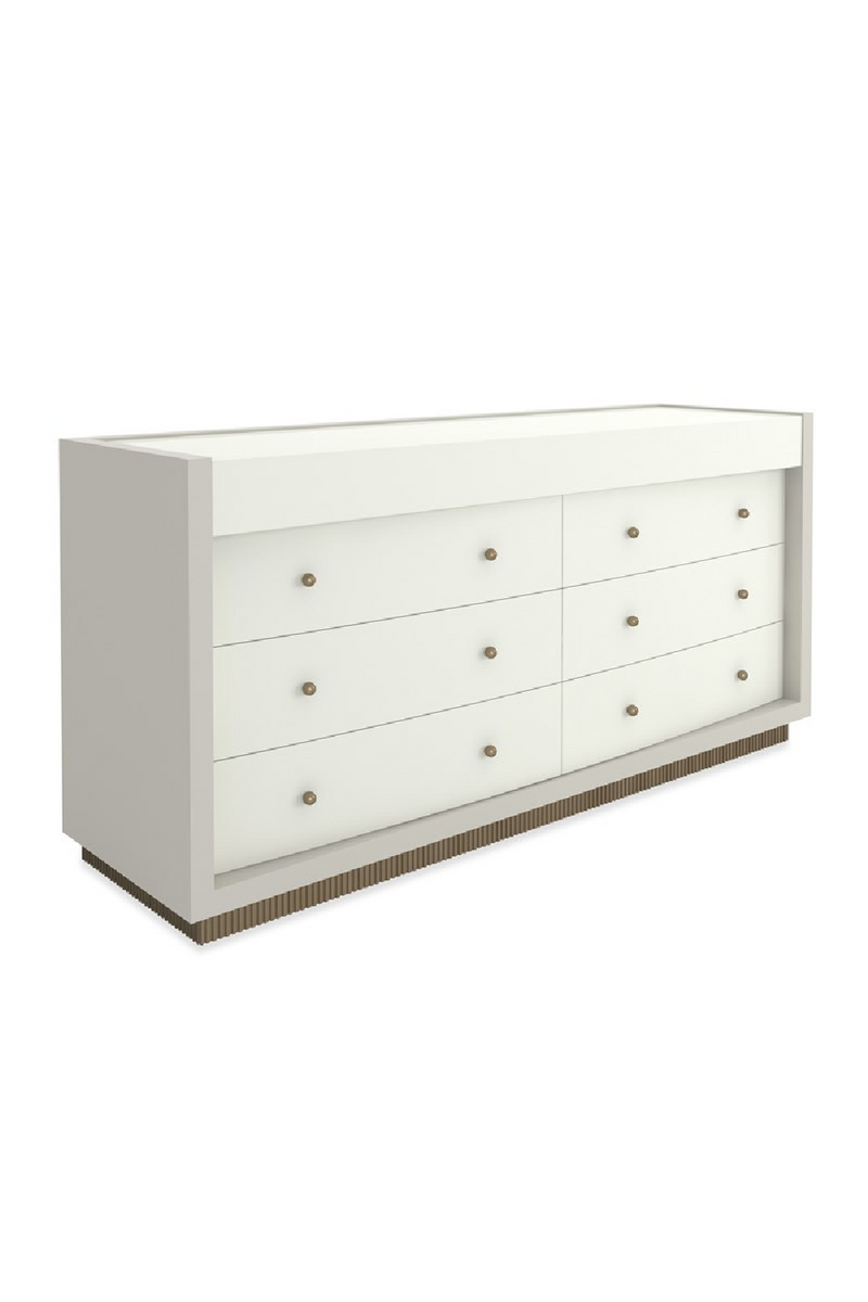 White 8-Drawer Dresser | Caracole Calais | Woodfurniture.com