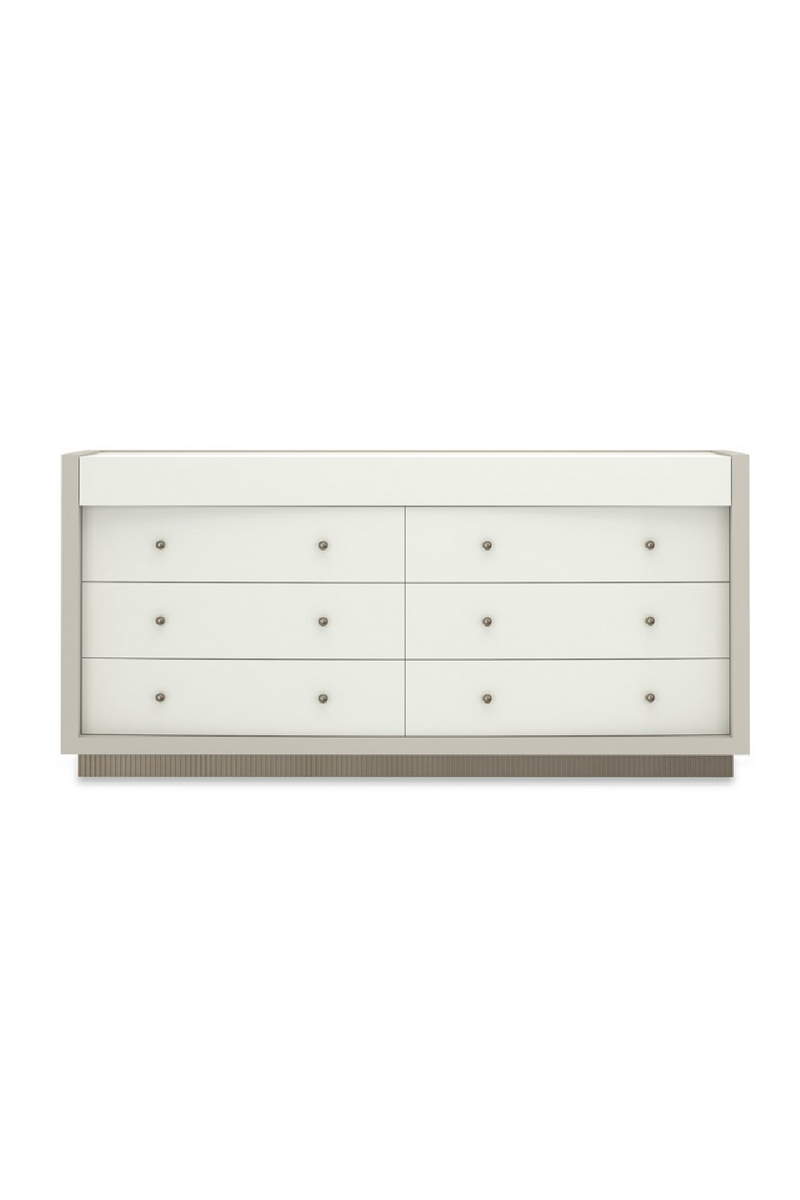 White 8-Drawer Dresser | Caracole Calais | Woodfurniture.com