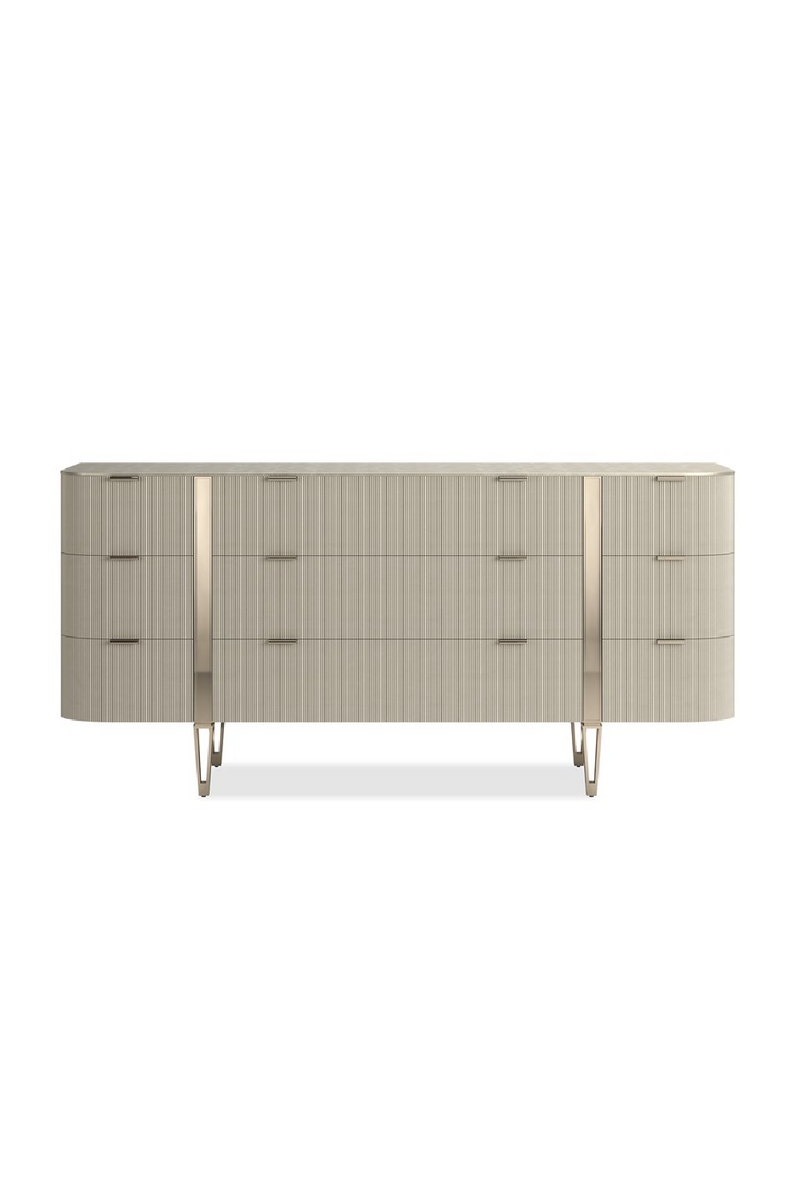 Fluted Front 9-Drawer Dresser | Caracole Love At First Sight | Woodfurniture.com