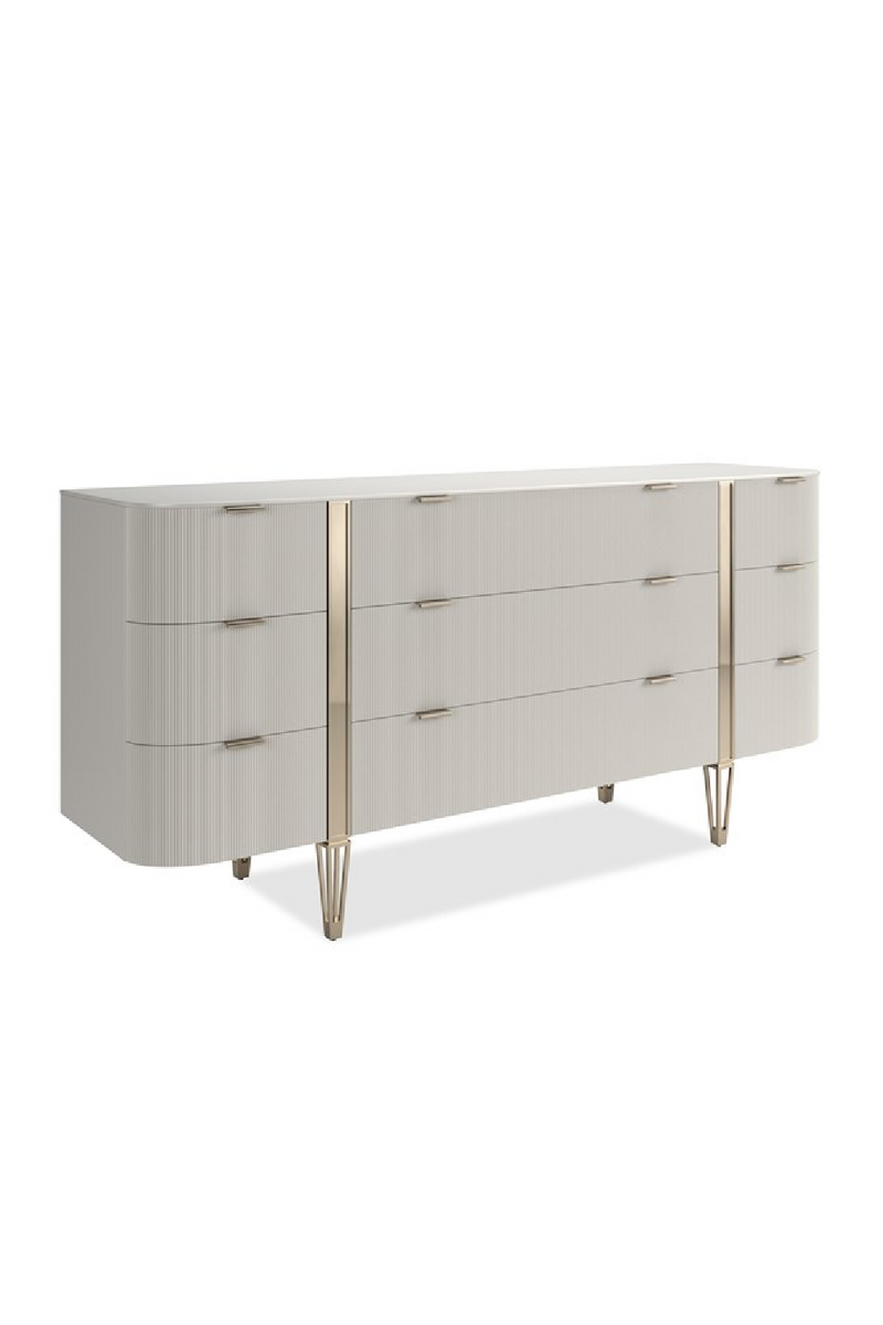 Fluted Front 9-Drawer Dresser | Caracole Love At First Sight | Woodfurniture.com