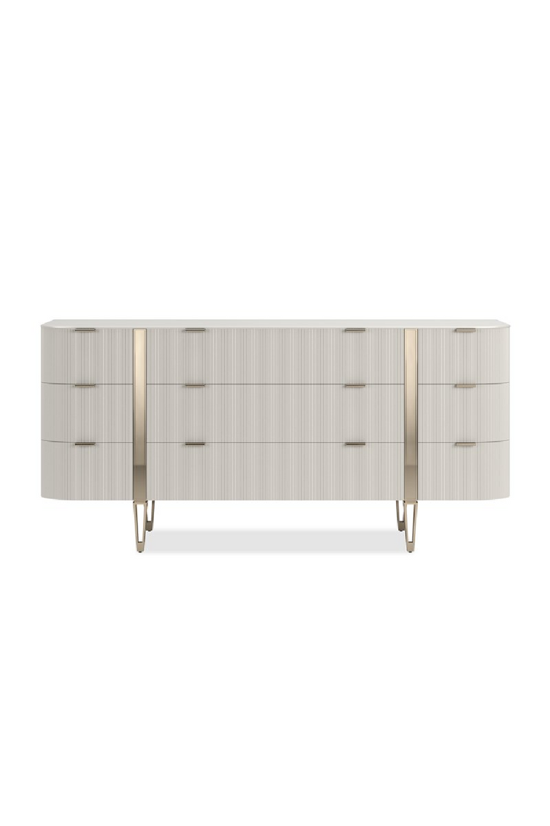 Fluted Front 9-Drawer Dresser | Caracole Love At First Sight | Woodfurniture.com