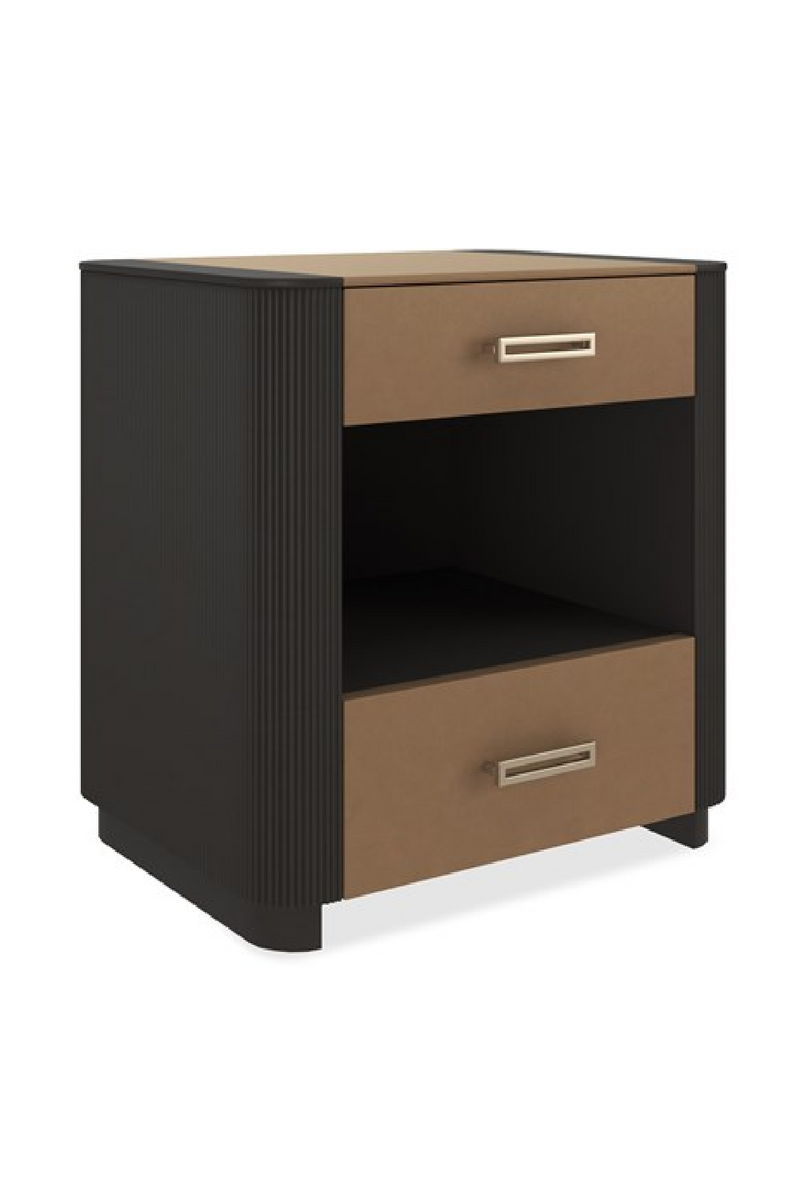 Fluted Sides 2-Drawer Nightstand S | Caracole Love-Ly! 25 | Woodfurniture.com