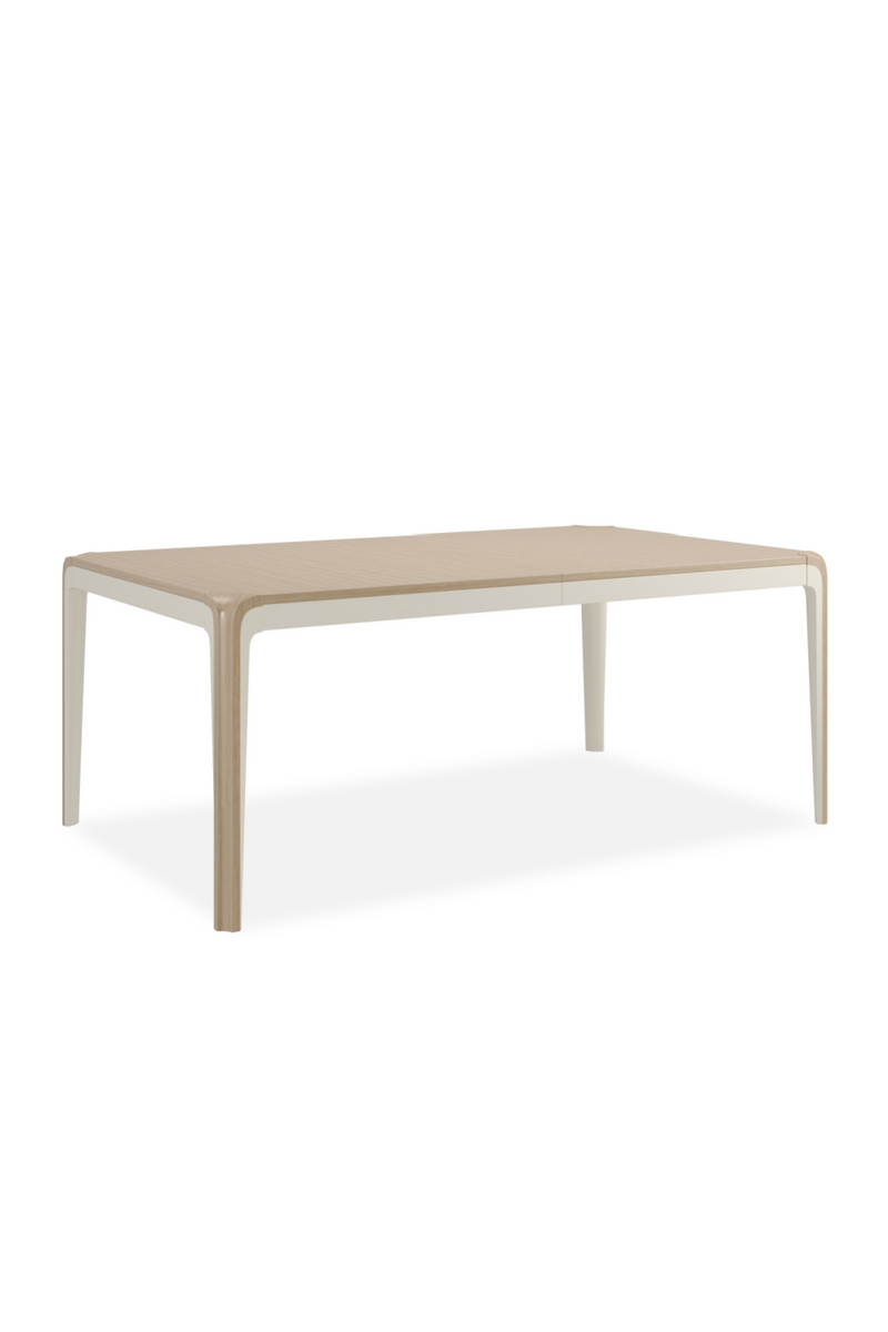 Beige Extendable Dining Table | Caracole Room For More | Woodfurniture.com