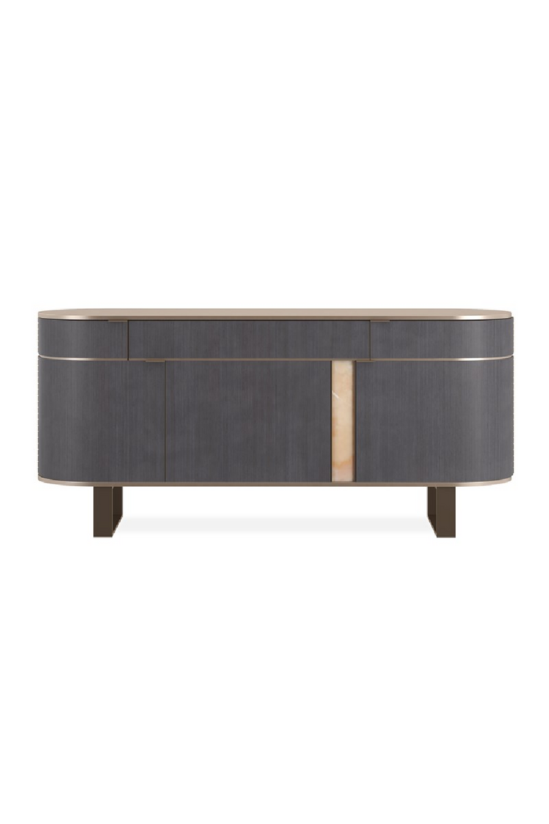 Gold Top 3-Door Sideboard | Caracole Piet | Woodfurniture.com