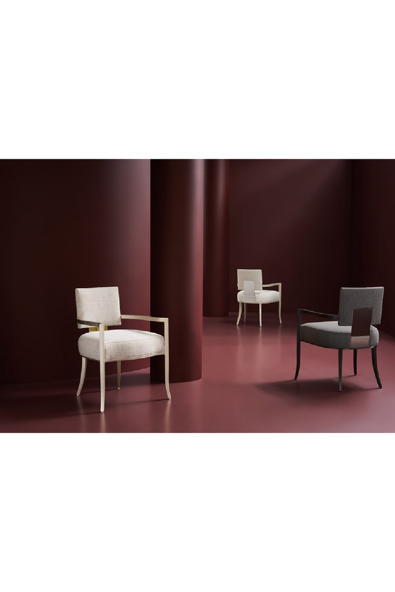 Square Back Dining Armchair | Caracole Reserved Seating | Woodfurniture.com