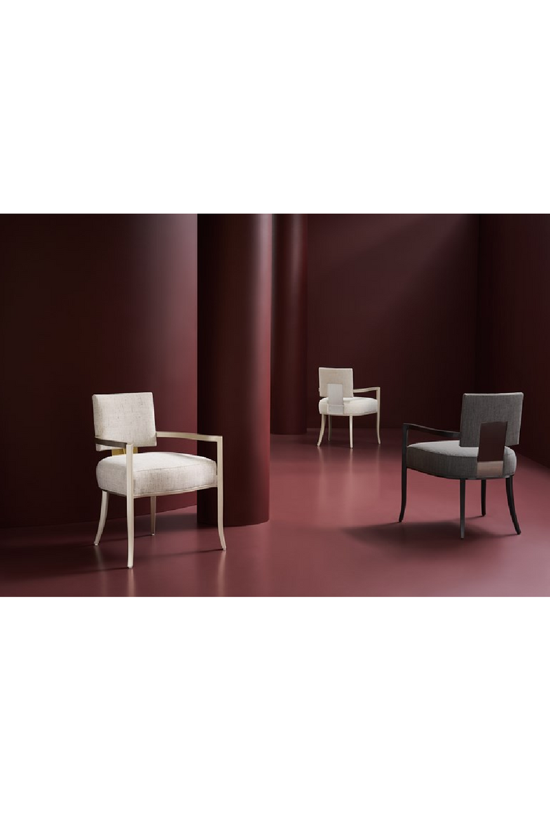 Square Back Dining Armchair | Caracole Reserved Seating | Woodfurniture.com