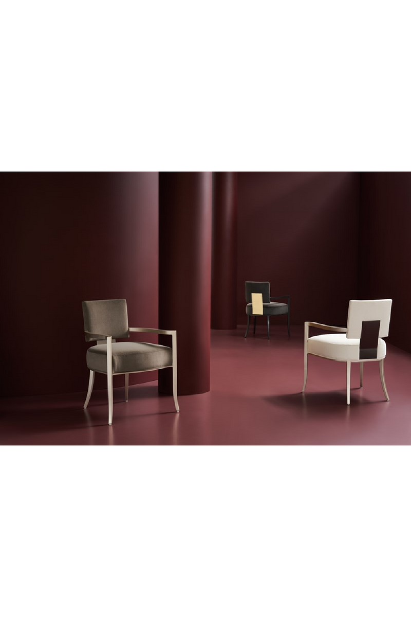 Square Back Dining Armchair | Caracole Reserved Seating | Woodfurniture.com