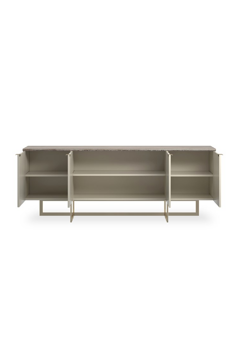 Cream 4-Door Media Unit | Caracole Wish You Were Here | Woodfurniture.com