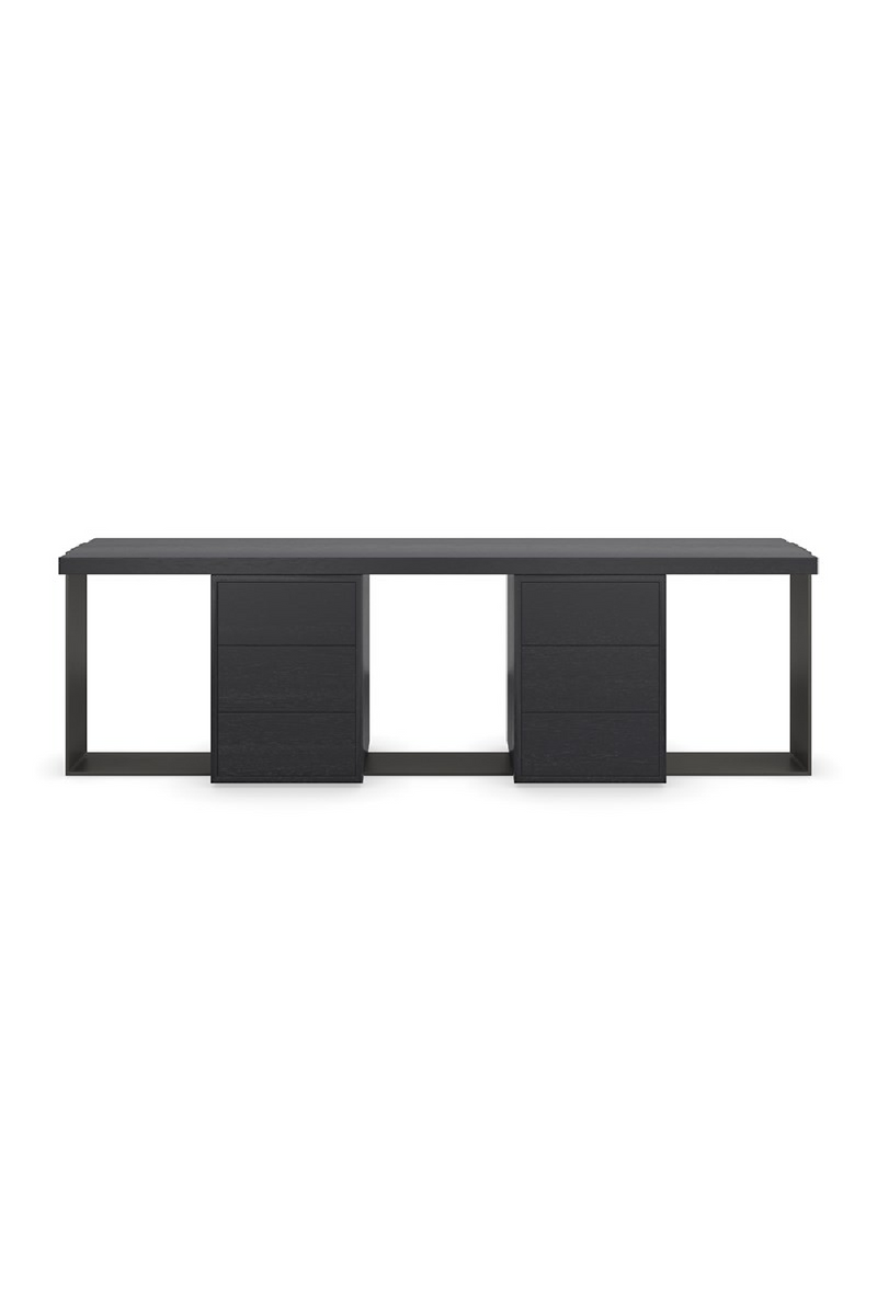 Black 6-Drawer Media Unit | Caracole Gabby | Woodfurniture.com