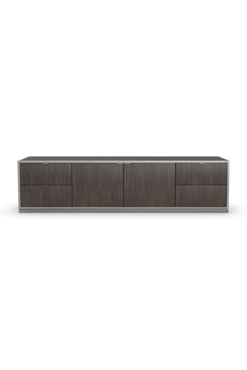 Brown Wooden Media Unit | Caracole La Moda | Woodfurniture.com