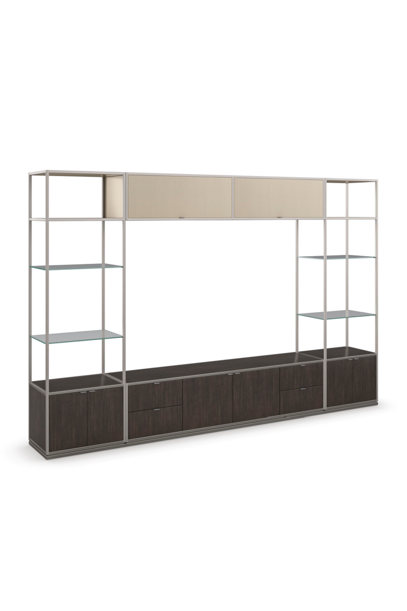 Brown Wooden Media Unit | Caracole La Moda | Woodfurniture.com