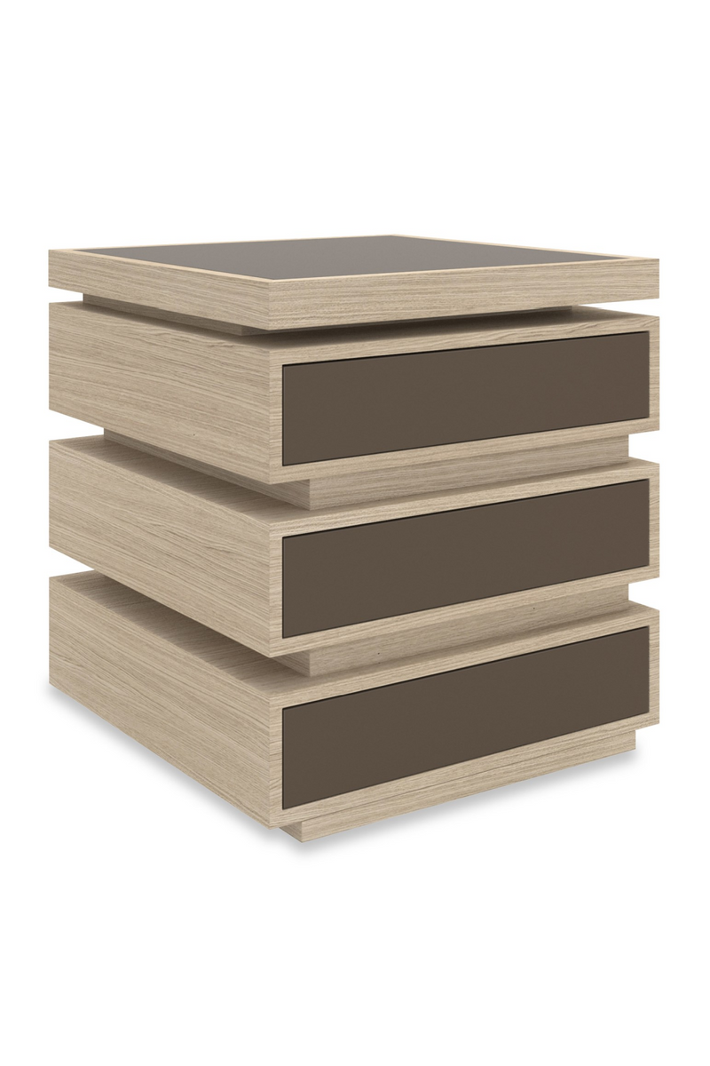 2-Drawer Tiered End Table | Caracole La Moda | Woodfurniture.com