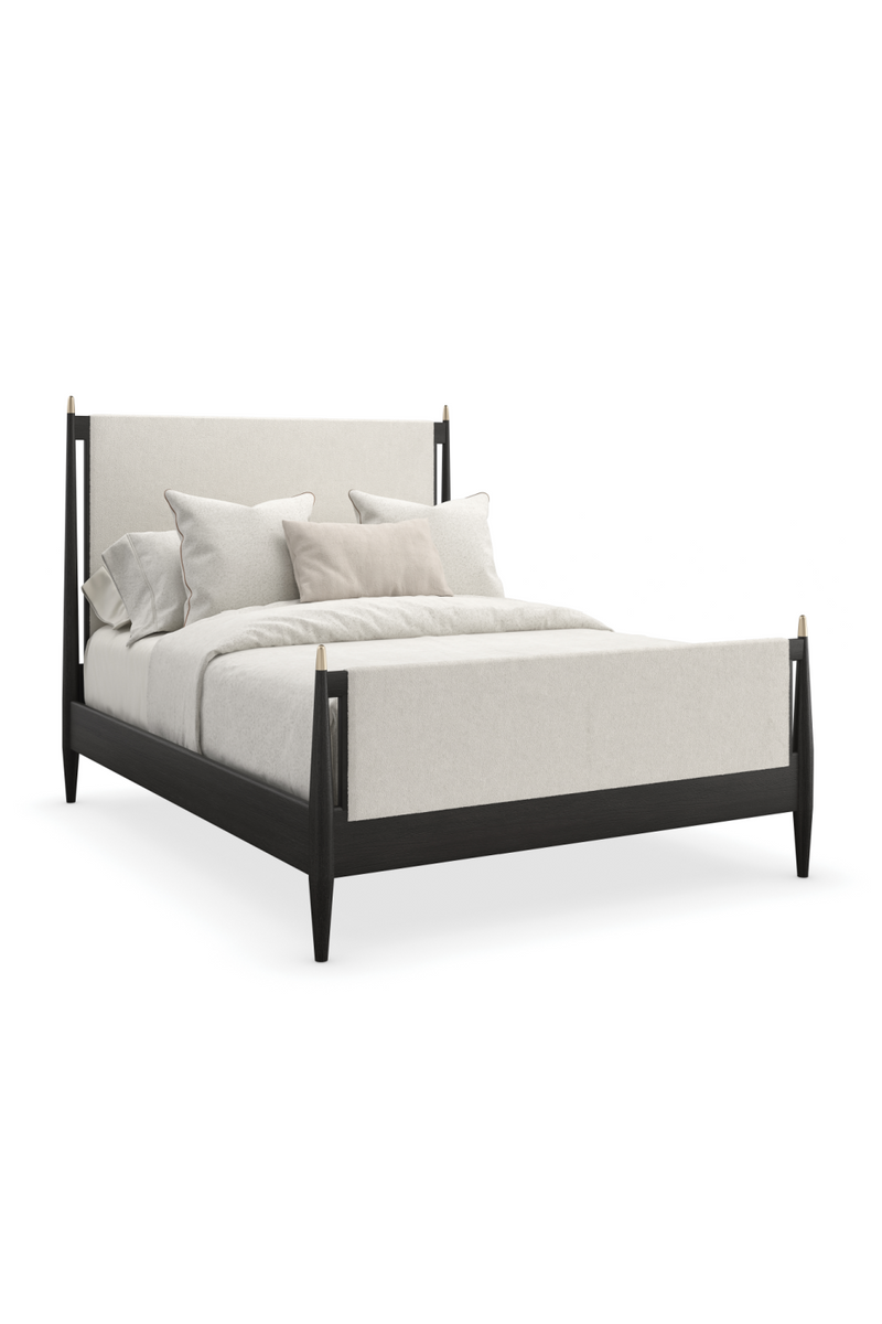 Ivory Bouclé Bed | Caracole Rhythm | Woodfurniture.com