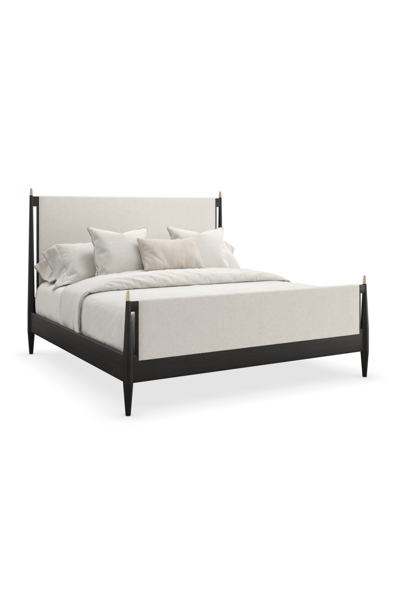 Ivory Bouclé Bed | Caracole Rhythm | Woodfurniture.com